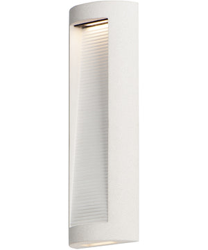 8"W Boardwalk LED Outdoor Wall Sconce Sandstone