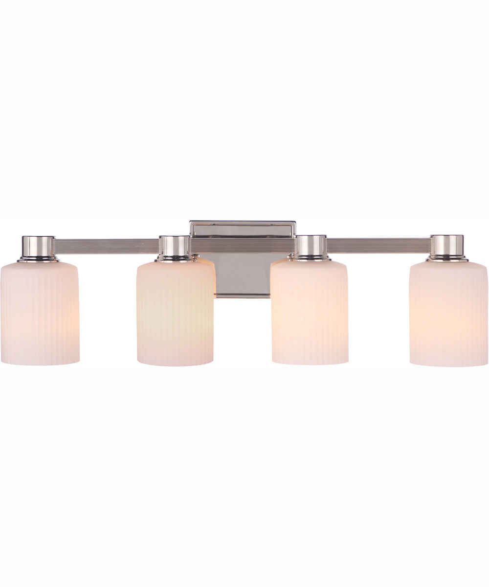 Bretton 4-Light Vanity Polished Nickel