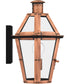 Burdett Small 1-light Outdoor Wall Light Aged Copper