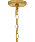 Maria 6-light Chandelier Gold Leaf