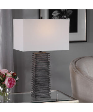 Sanderson Metallic Charcoal Table Lamp