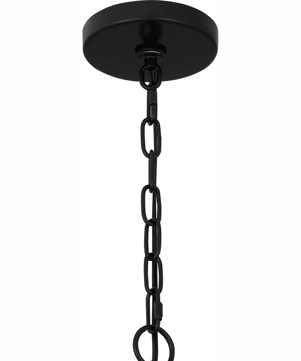 Hough 6-light Chandelier Mystic Black