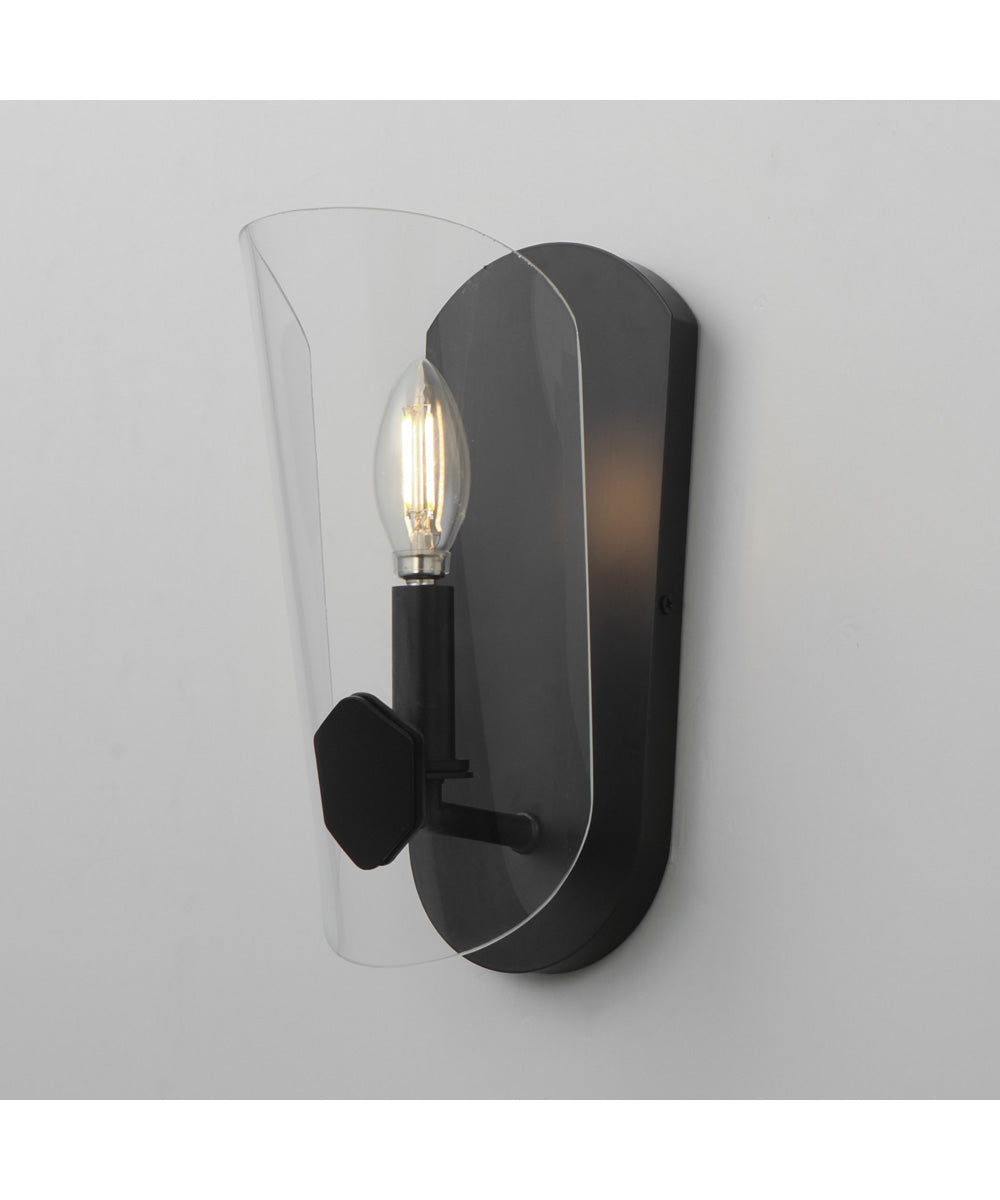 Armory 1-Light Wall Sconce Black
