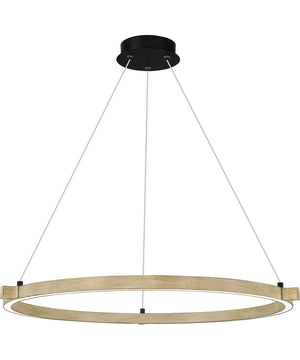 Soma  Pendant Whitewashed Walnut