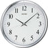 Silver-Tone Numbered Wall Clock
