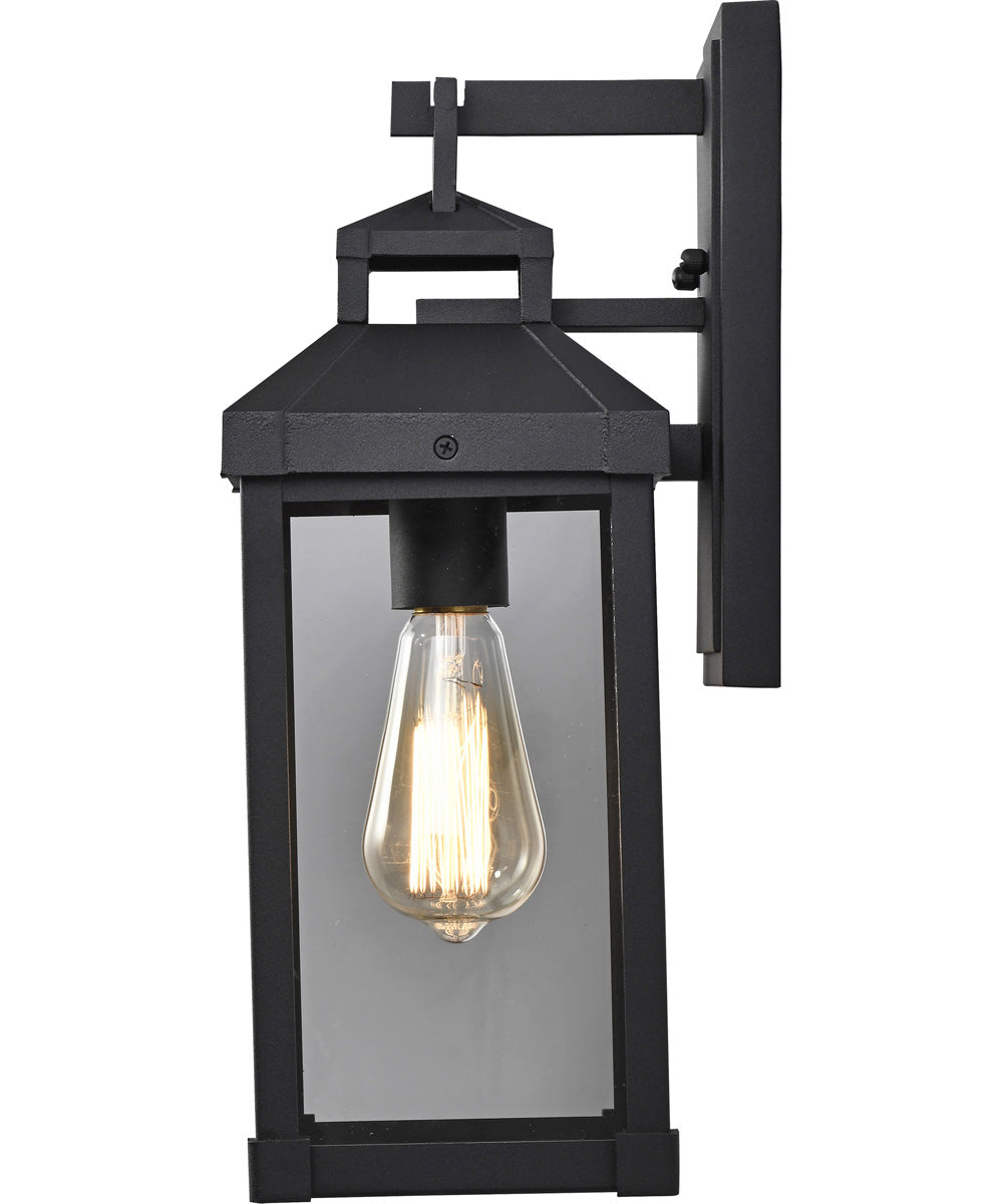 Corning 1-Light Outdoor Matte Black