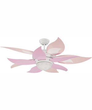52" Bloom 1-Light Ceiling Fan White