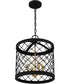 Calais 4-light Pendant Earth Black