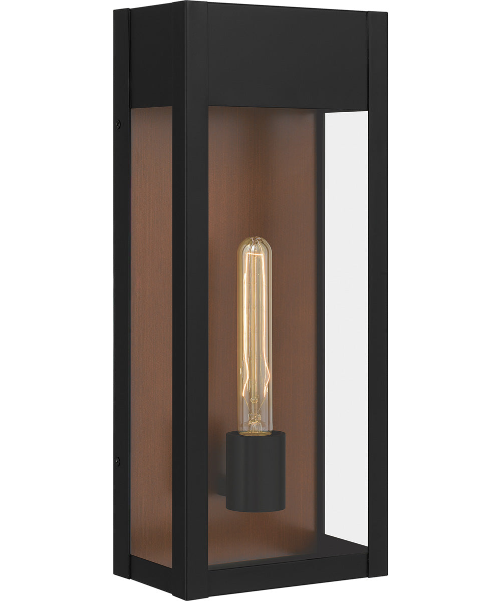 Maren Large 1-light Outdoor Wall Light  Coastal Armour Aluminum Matte Black