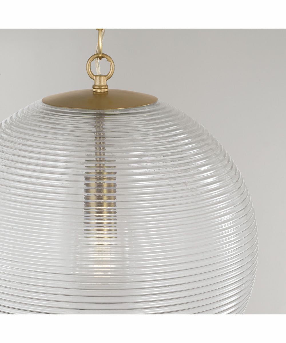 Dolan 1-Light Pendant Matte Brass