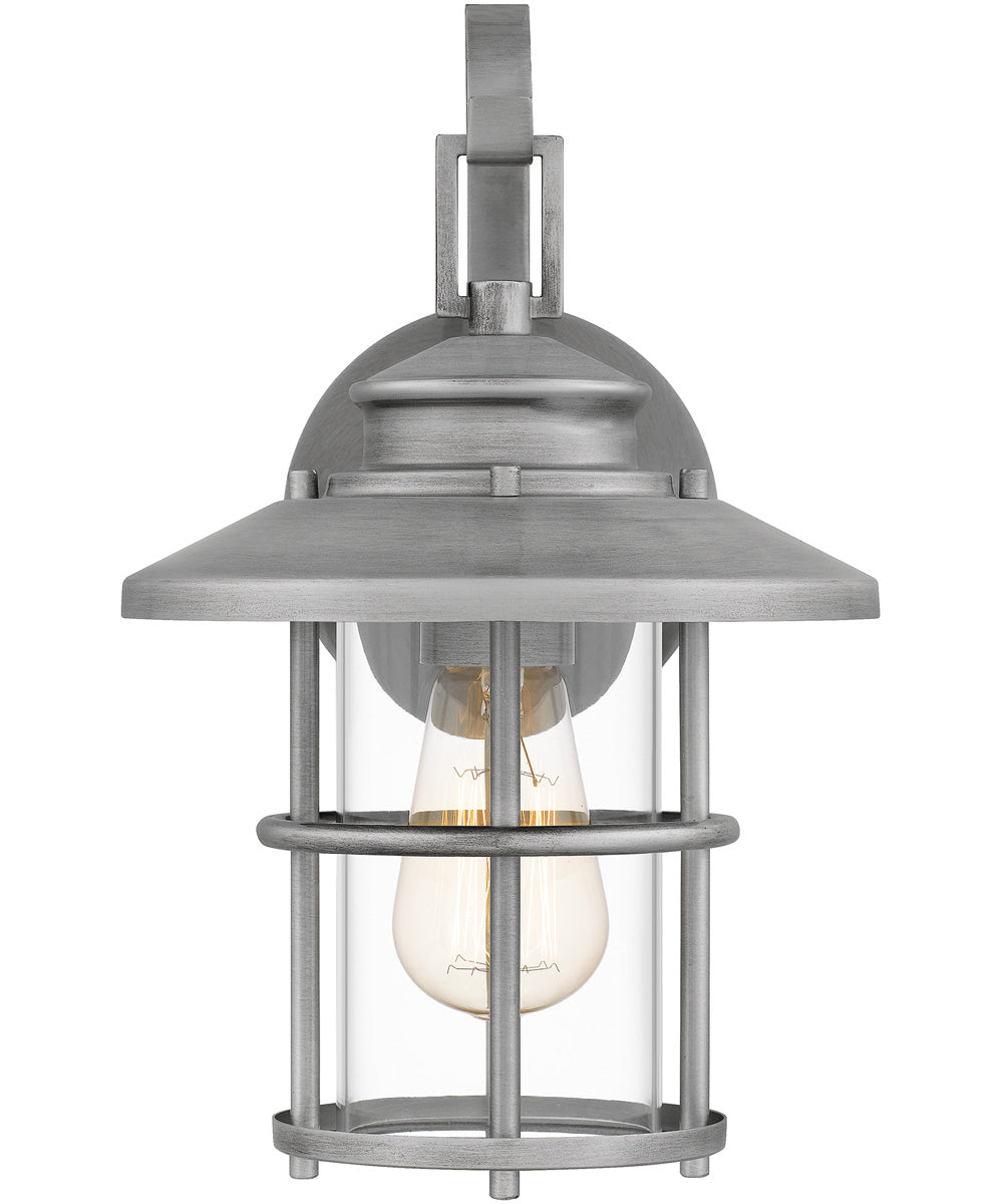 Lombard Small 1-light Outdoor Wall Light  Coastal Armour Aluminum Antique Brushed Aluminum