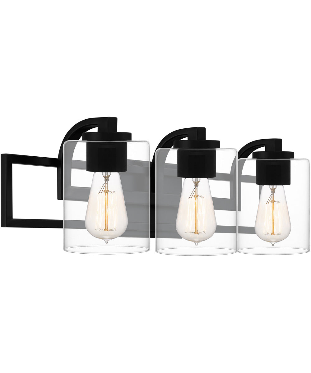 Lansdowne Large 3-light Bath Light Matte Black