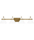 Regency Extra Large 4-light Bath Light Weathered Brass