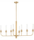 Sheridan 8-light Chandelier Aged Brass
