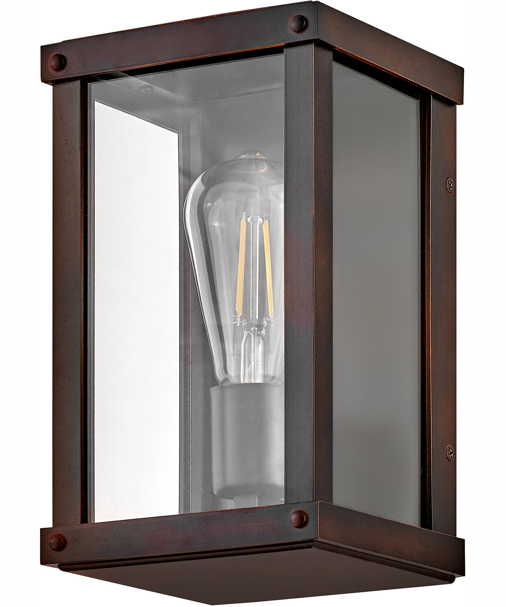 Beckham 1-Light Extra Small Wall Mount Lantern in Blackened Copper