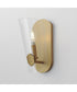 Armory 1-Light Wall Sconce Natural Aged Brass