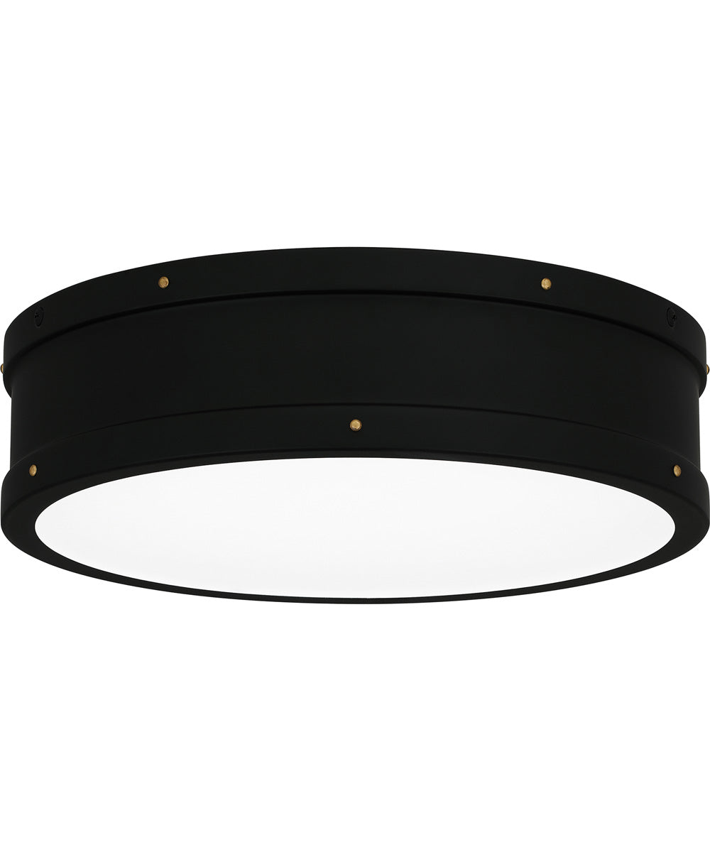 Quoizel Fixture Medium Flush Mount Matte Black