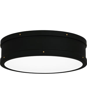 Quoizel Fixture Medium Flush Mount Matte Black