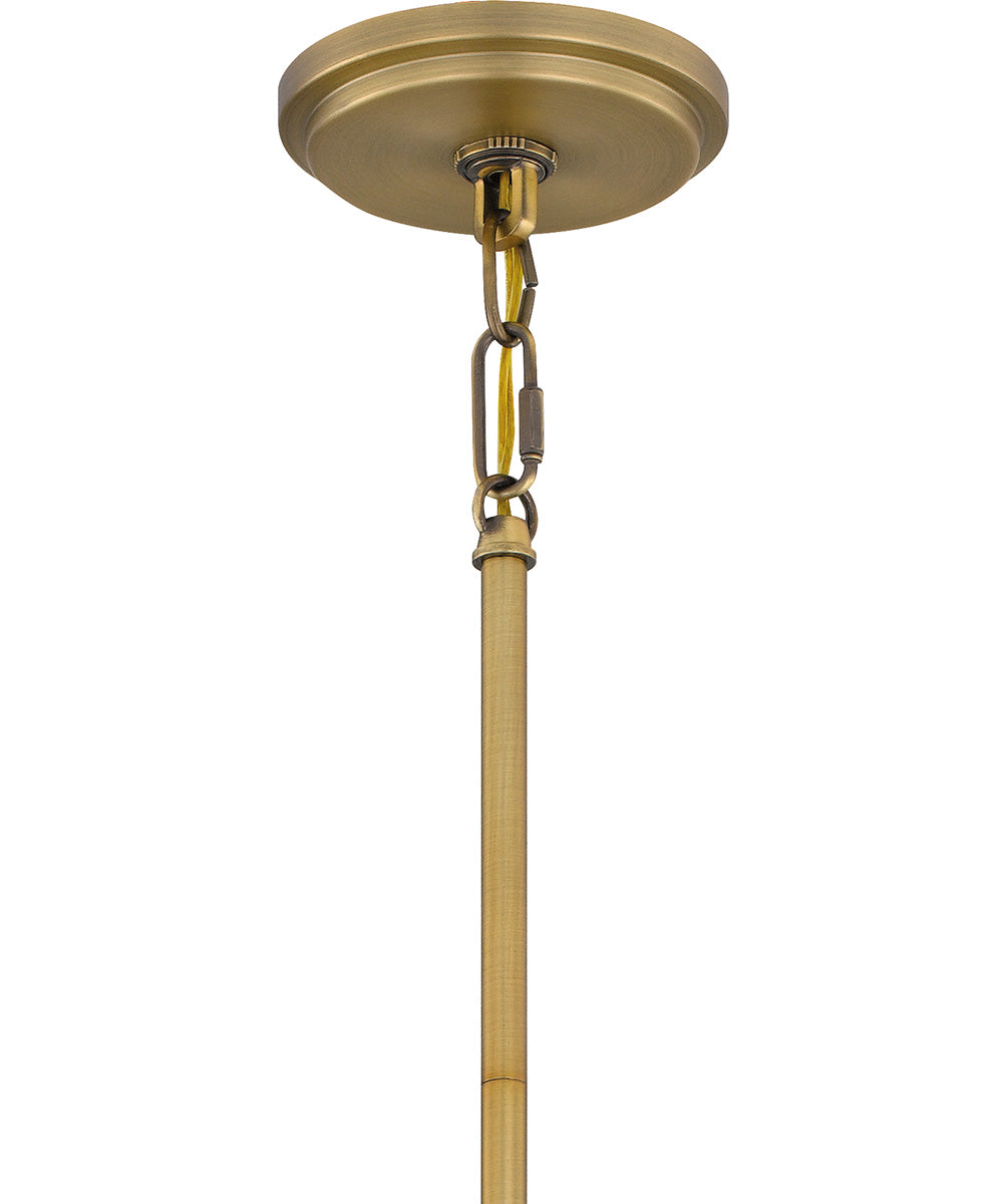 Quoizel Pendant Large 2-light Pendant Aged Brass