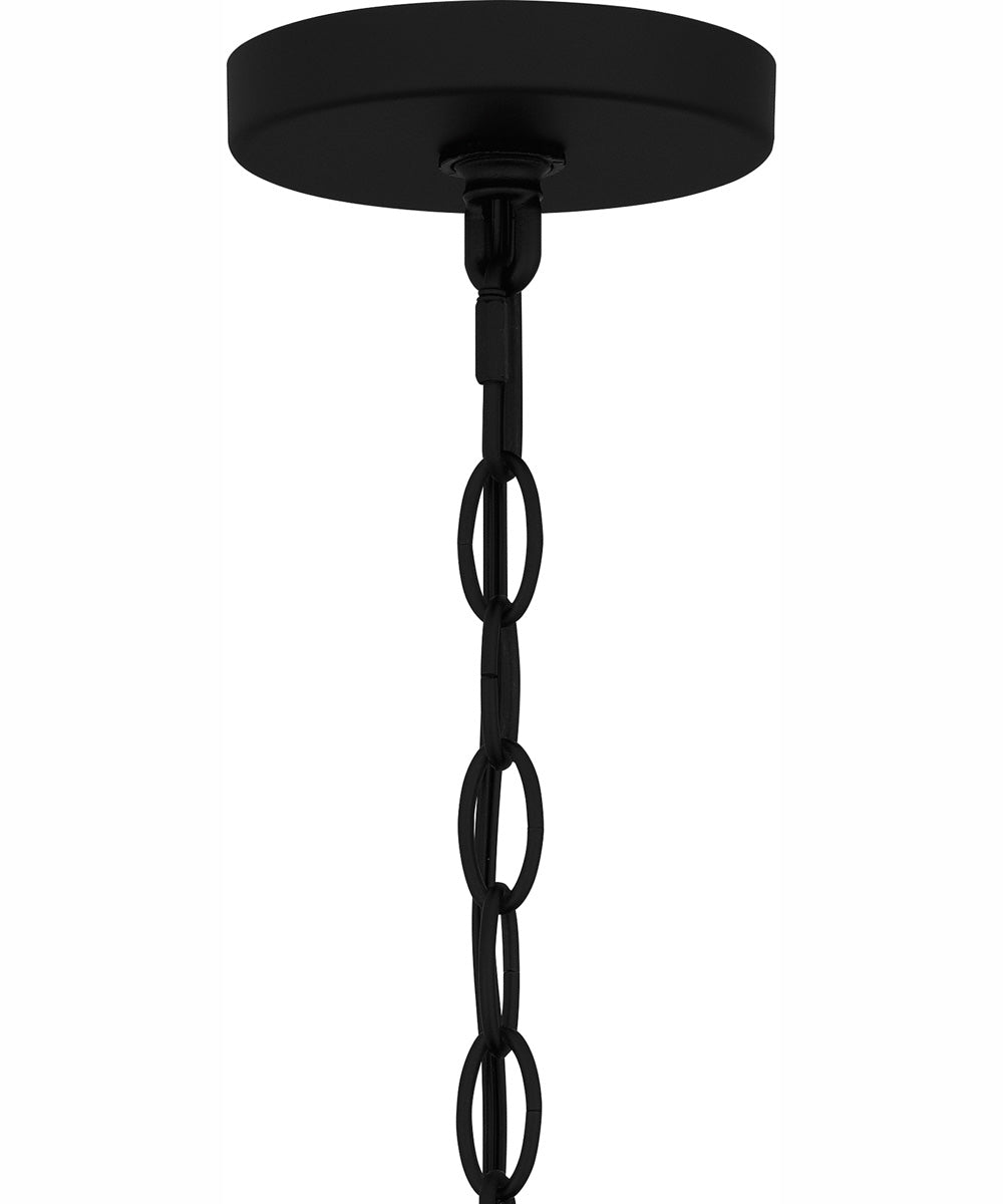 Balchier Large 1-light Outdoor Pendant Light Matte Black