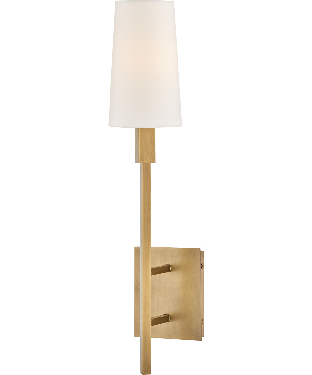 Fenwick 1-Light Large Sconce in Heritage Brass