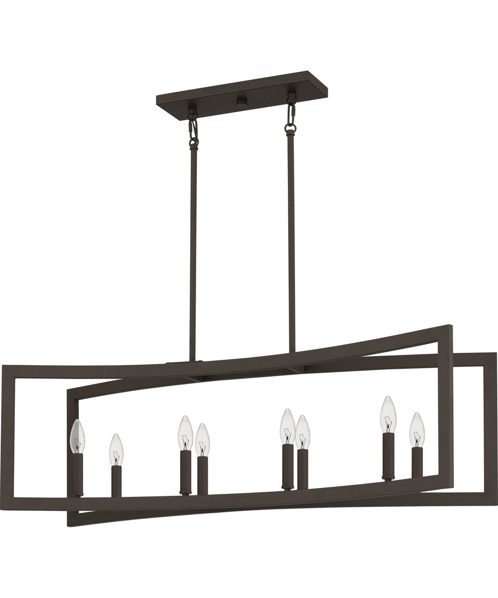 Beaufain Medium 8-light Island Light Old Bronze