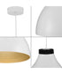 Radian LED  Modern Metal Pendant Satin White