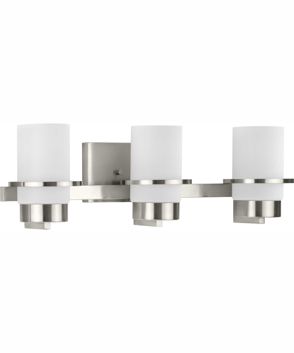 Reiss 3-Light Modern Farmhouse Vanity Light Brushed Nickel