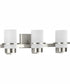 Reiss 3-Light Modern Farmhouse Vanity Light Brushed Nickel