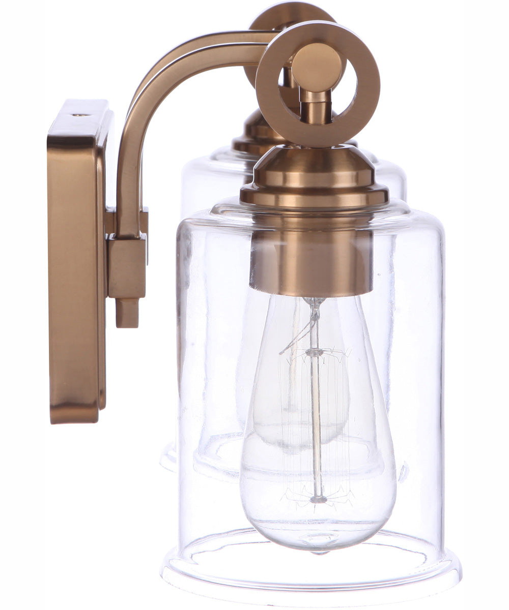 Romero 2-Light Vanity Satin Brass