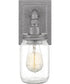 Squire Small 1-light Wall Sconce Galvanized