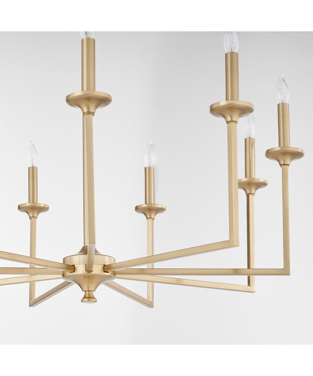 Eldorado 9-light Chandelier Aged Brass