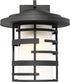 11"W Lansing 1-Light Outdoor Wall Lantern Textured Black