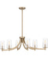 Miccio Medium 6-light Island Light Bronze Gold