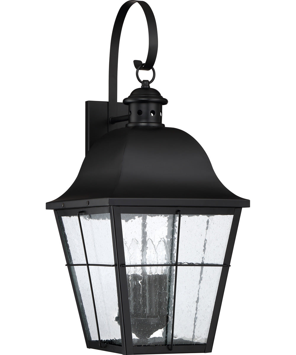 Millhouse Extra Large 4-light Outdoor Wall Light Mystic Black