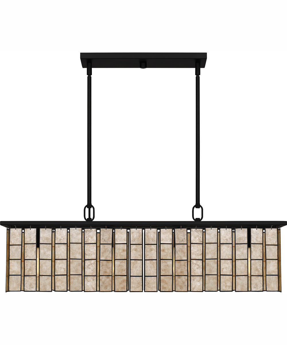 Seigler Small 4-light Island Light Matte Black