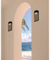 Las Cruces  LED Outdoor Wall Sconce Bronze / Gold