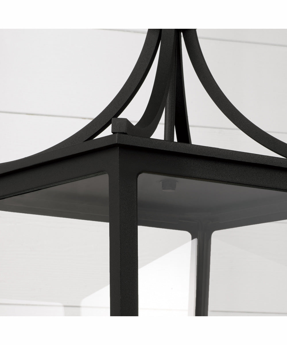 Adair 4-Light Outdoor Post-Lantern Rain or Shine - Black