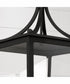 Adair 4-Light Outdoor Post-Lantern Rain or Shine - Black