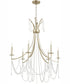 Malin 6-light Chandelier Antique Silver
