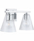 Layla 2-Light Vanity Chrome