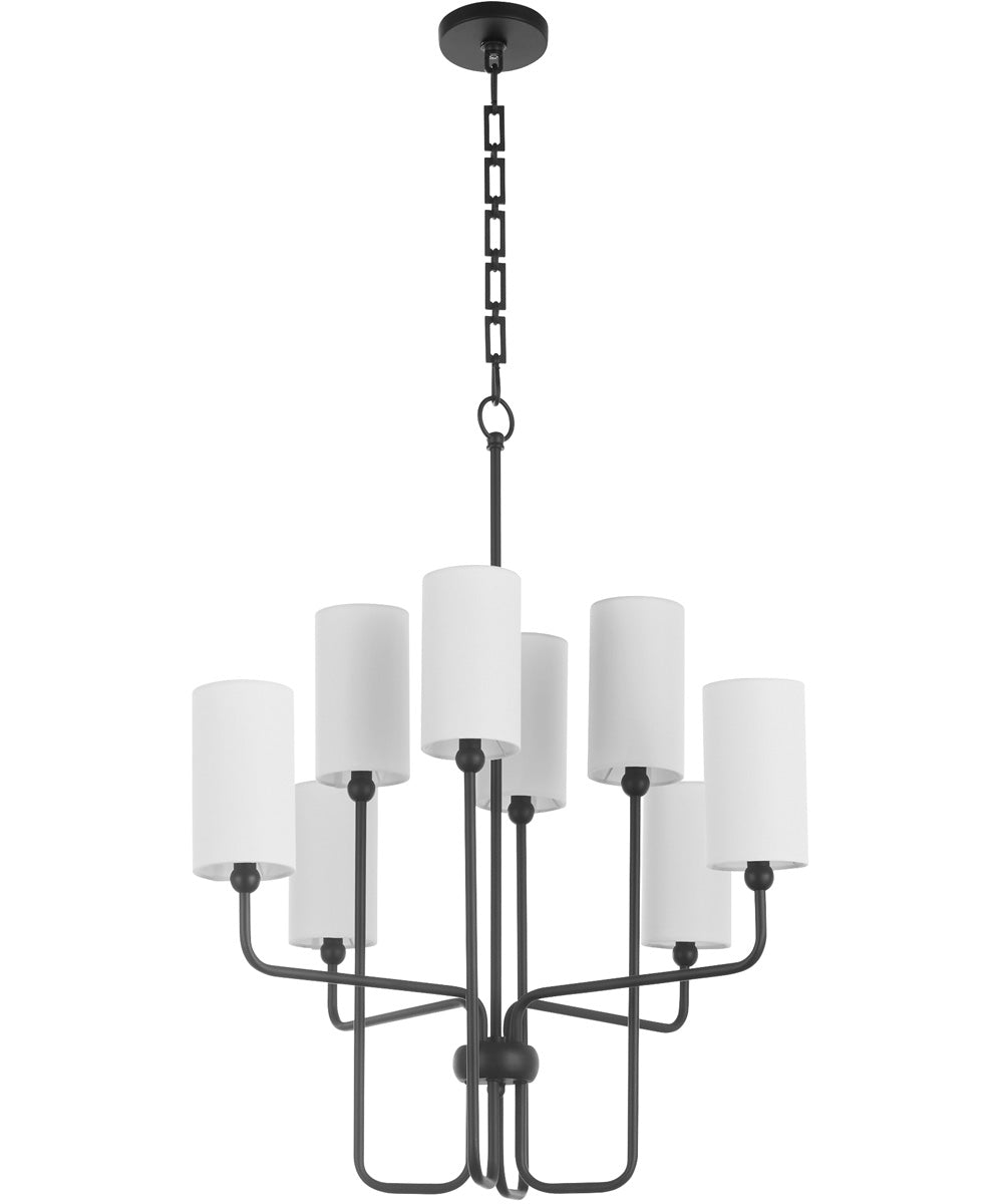 Tamara Day's Charlotte 8-light Chandelier Matte Black