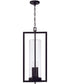 Kent 3-Light Outdoor Hanging-Lantern Rain or Shine - Black