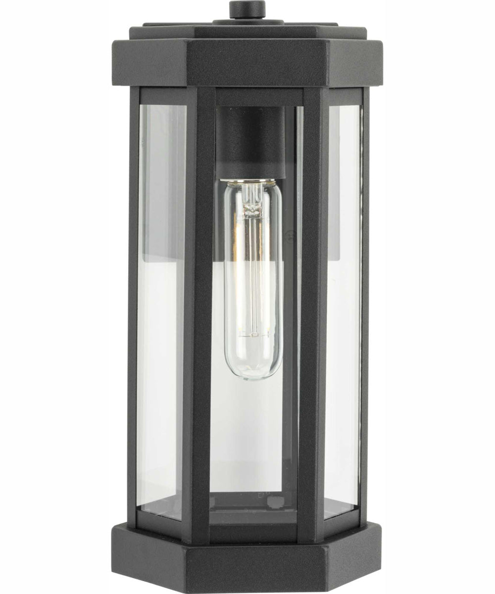 Ramsey Modern Farmhouse Outdoor Small Wall Lantern Textured Black