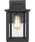 Wakefield Small 1-light Outdoor Wall Light  Coastal Armour Earth Black
