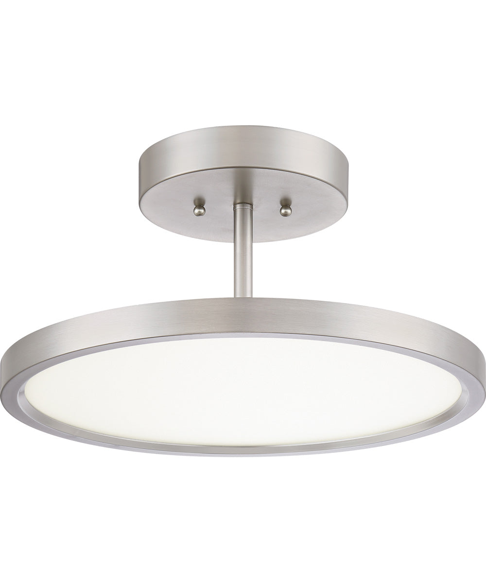 Beltway  Semi Flush Mount Brushed Nickel