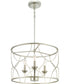 Landree 3-Light Luxe Chandelier Light Silver Ridge
