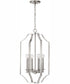 Myles 4-Light Foyer Brushed Nickel