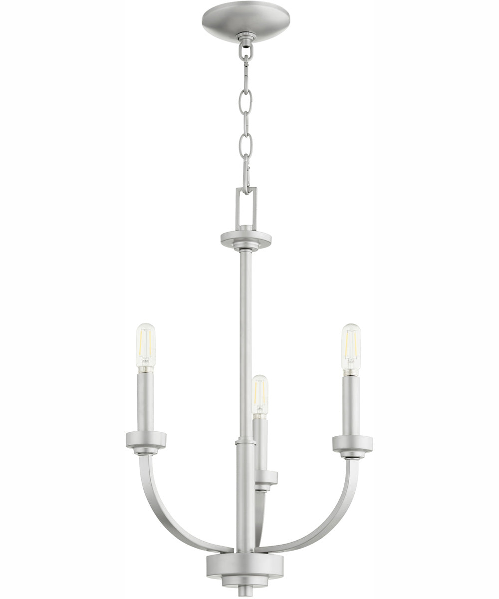 Reyes 3-light Chandelier Classic Nickel