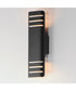Lightray Medium LED Outdoor Wall Lamp Black